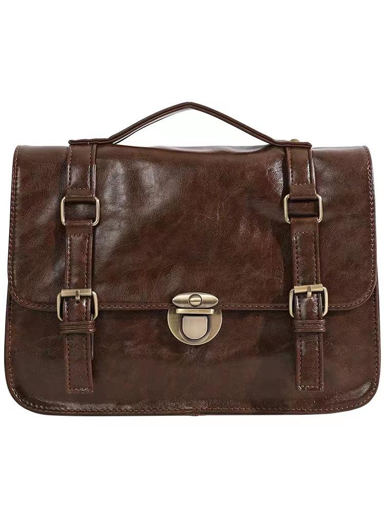 Herbst Winter Retro Schnalle Umhängetasche - Japanischer JK Uniform Stil, Lässige Mode Pendlertasche