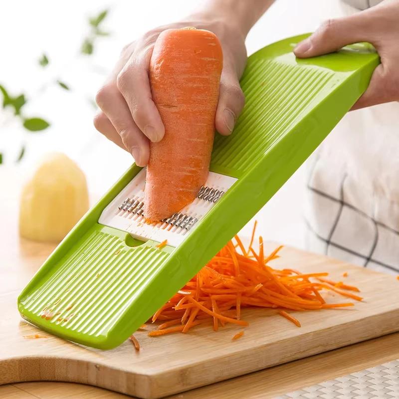 Potato Shredding Hine Slicing with 3 Blades Chopper Chopping Vegetable Radish Scraper Rough Planer Multi-Functional Kitchen Tool