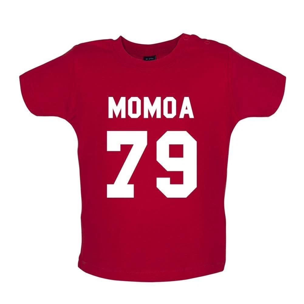 

Joseph Namakaeha Momoa 79 - Baby Kids Boys Girls Unisex T-Shirt / Romper - Actor Fan Merch Love 1979 100