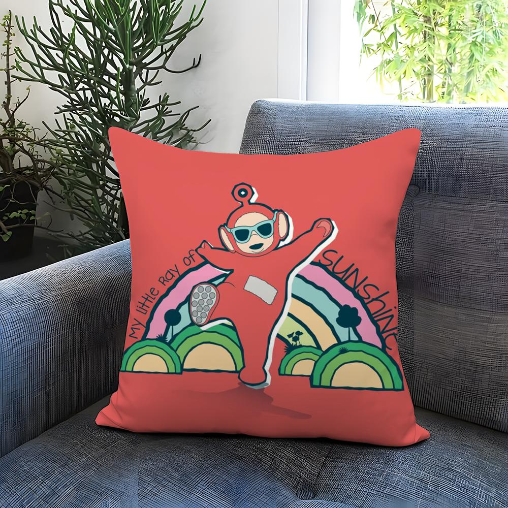 Federa Cuscino T-Teletubbies Carina Comoda Reversibile Ideale per Auto Divano Camera da Letto e Oltre
