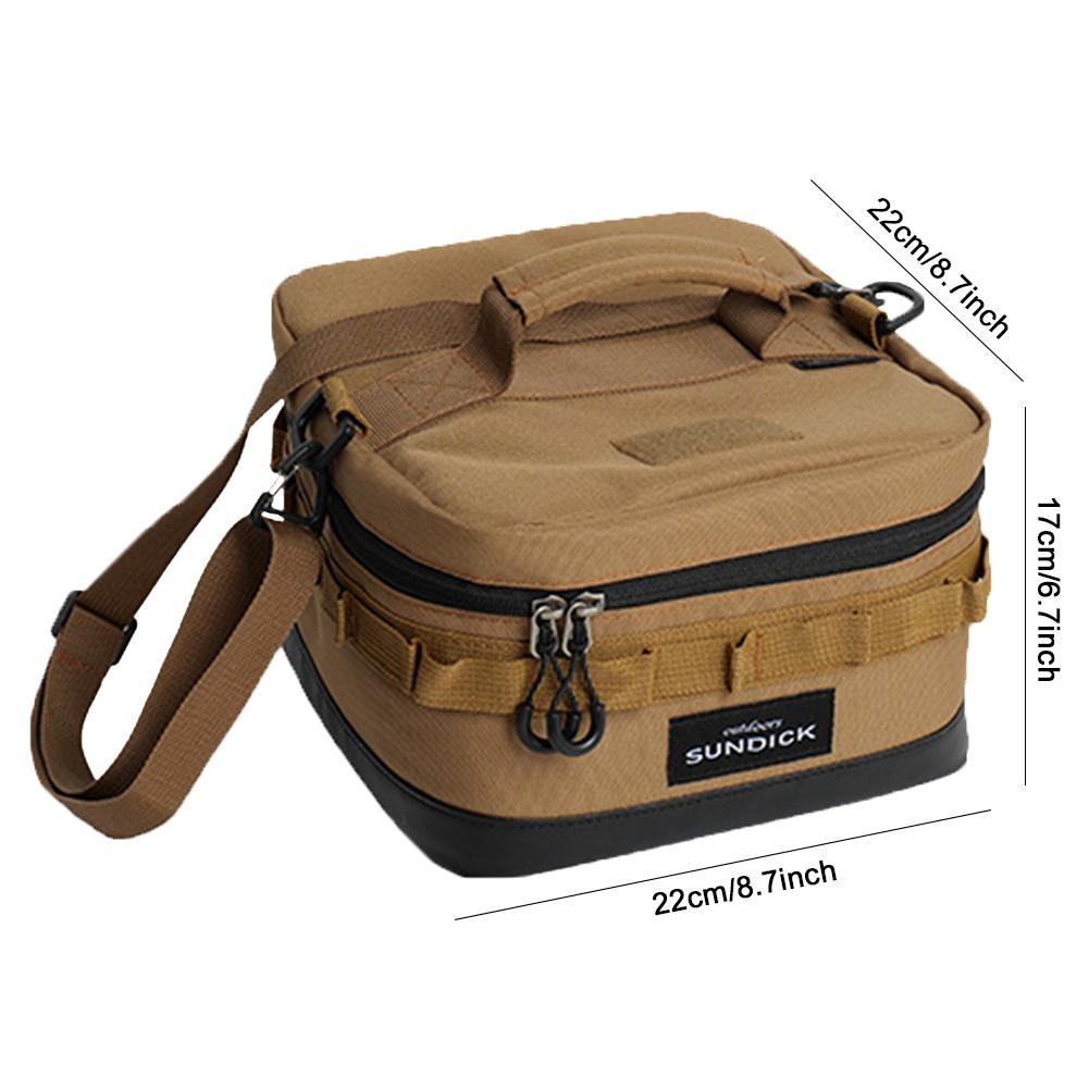 Large Picnic Ice Bag 900D Cloth Camping Travel Organizer Outdoor Camping Storage Bag for Camping BBQ Family Outdoor Activities