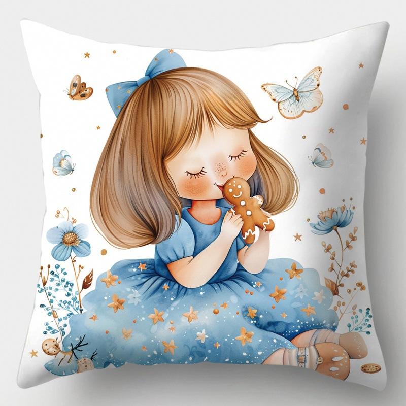 Christmas Pillowcase Office Seat Cushion Home Bedside Pillowcase