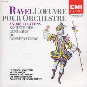CD PARIS CONSERVATORY ORCHESTRA RAVEL  Ravel Orchestral Music Collection  TOCE3165  1996 Japan ObiClassical Used
