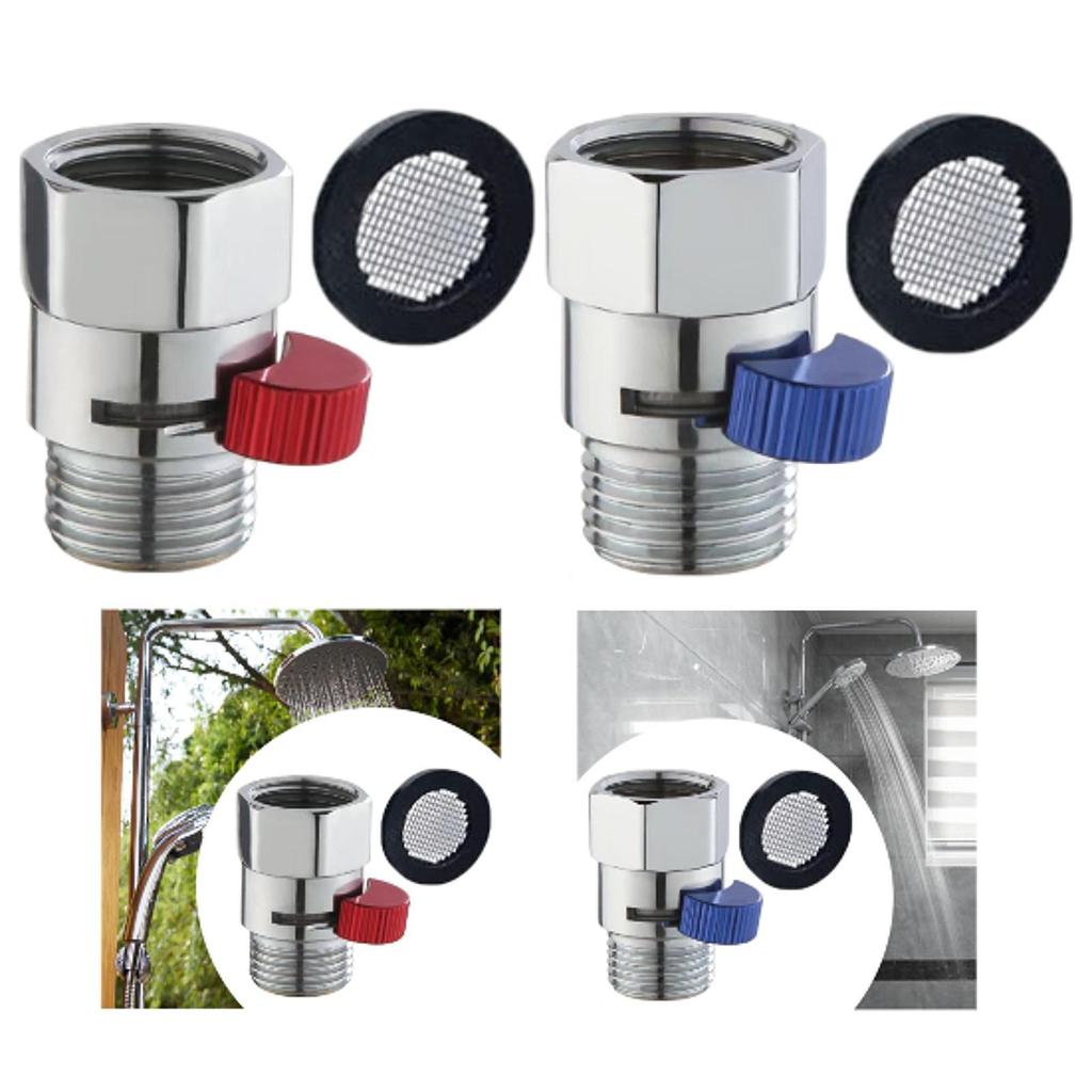 Shower Head Shutoff Valve 1/2" Bathroom Fixtures,Regulator for Handheld Shower