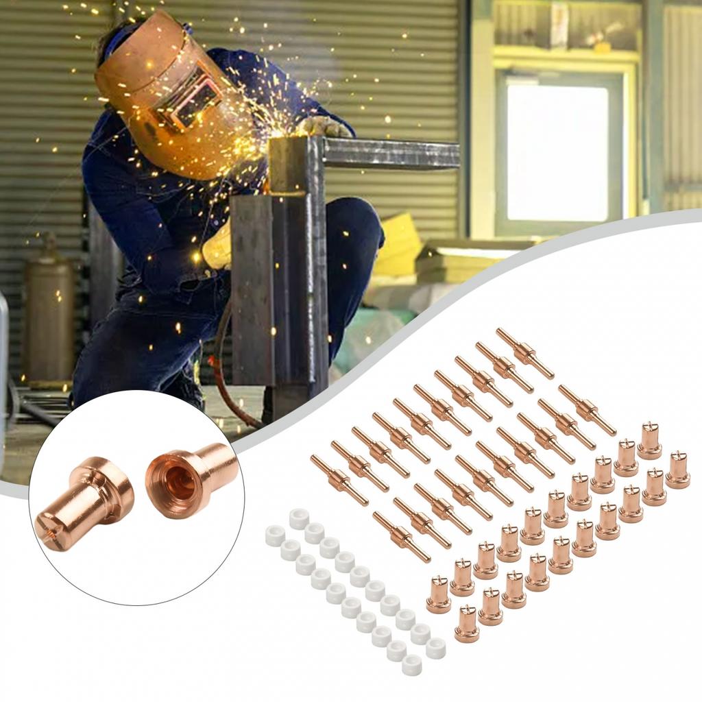 Premium 60Pcs Nozzle Tips for LG40 PT31 Torch CUT40 Plasma Cutter