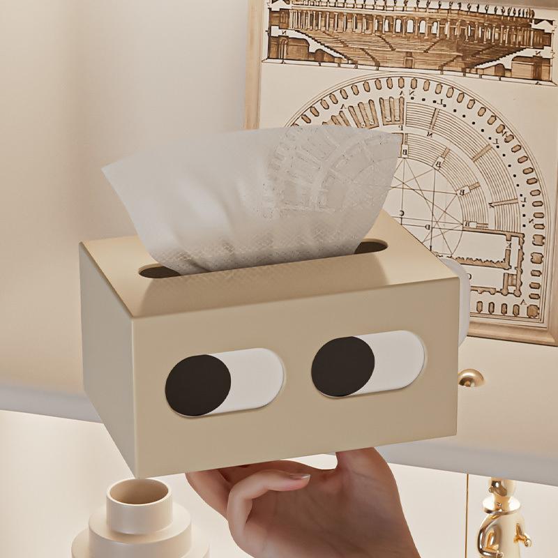 Tissue Box Table Napkin Rings Tissue Case Paper Box Container Solid Storage Box Home Table Decoration