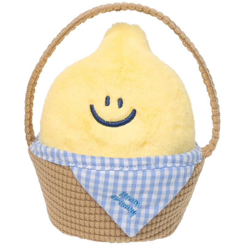 Adorable Second Morning Plush Fruit Basket Doll 5 Inch Soft Apple Lemon Toy Gift