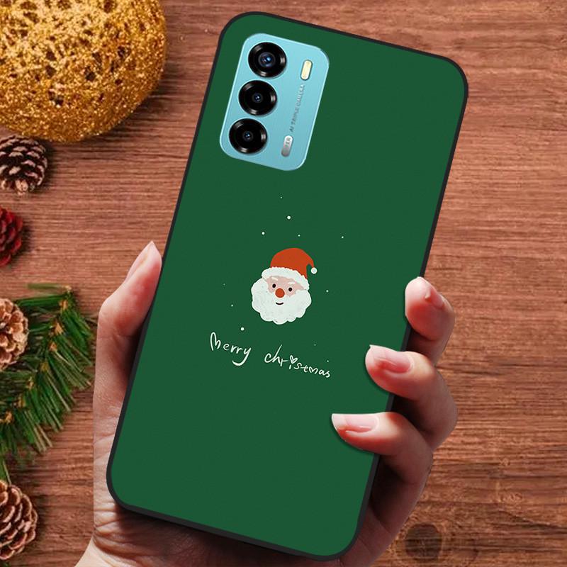 

Рождественский силиконовый мягкий чехол для ZTE Blade V40 V30 Vita V40 Design V41 Smart A7050 Чехол-бампер 8030 9030 Милый бампер Funda ZTE 8030