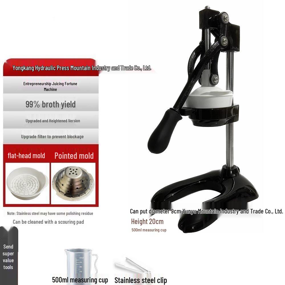 

Прилавок для сока из нержавеющей стали ручная соковыжималка для коммерческого и бытового использования - большая многофункциональная пресс-машина для фруктов, таких как апельсины и лимоны