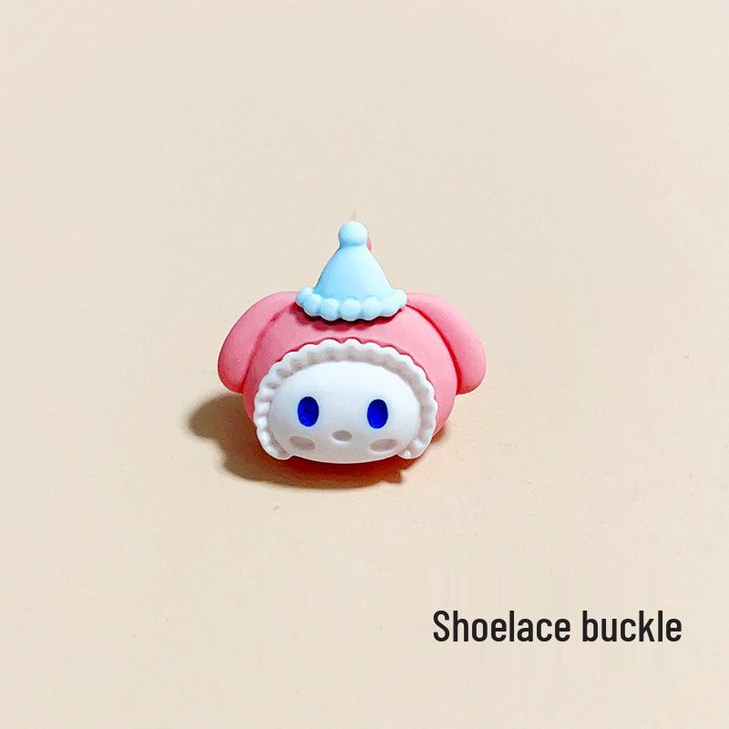 Melody Cartoon Shoelace Buckle - Cute Decorative Doll Accessories for Kids