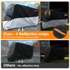 Motorcycle Covers,420D Outdoor Waterproof Motorbike Covers with Lock-Holes & Storage Bag, Fits Up To 9'8" Motorcycles   4XL Size