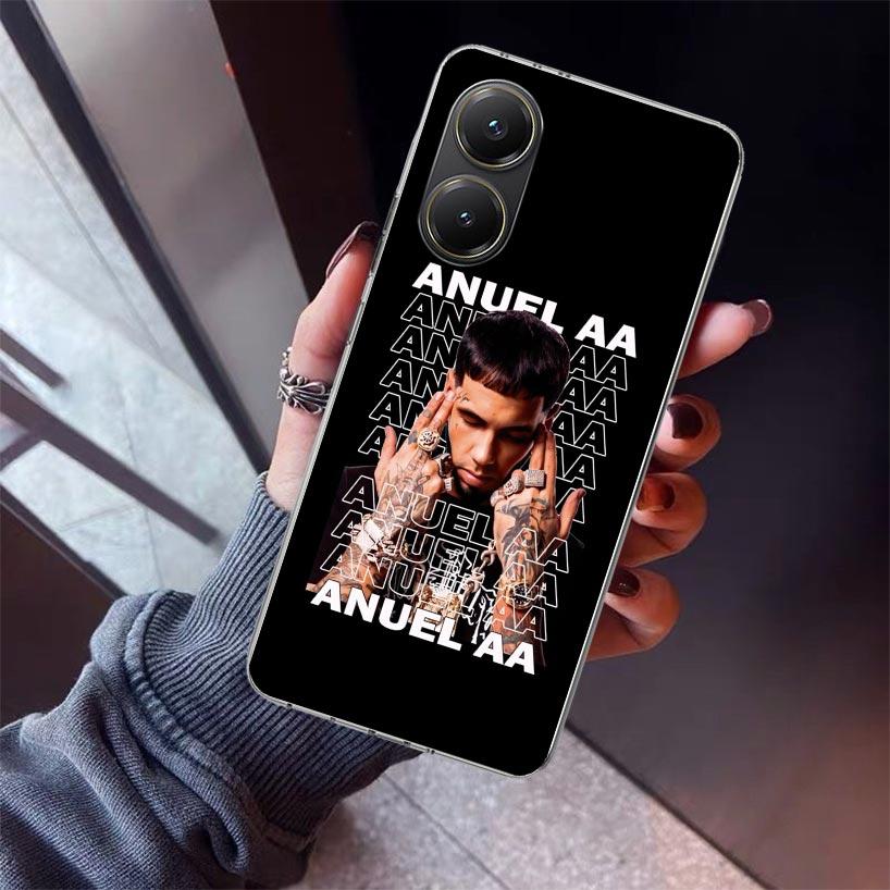 Anuel AA Real H-Hasta La M-Muerte Phone Case For Xiaomi Poco X7 X6 X5 Pro F7 Ultra Redmi 15C 15 13 13C 12 12C 10 10A 10C 9 9A 9C