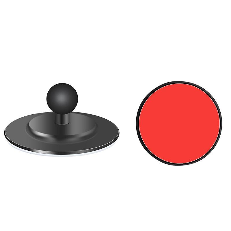 1 inch Ball Head Adapter Car Dashboard Suction Cup Round Plate with Adhesive TapeSticker for GPS Smartphones Camera Accessories