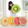 Adorable 16" Round Fruit Sofa Throw Pillow For Living Room Or Bedroom