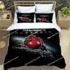 Rock band Duvet Cover Set HD Comforter Cover Tokio Hotel band printed Bedding Set for Kids Bedding Sets Bedclothes Bedroom Decor