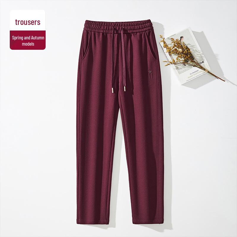 

GAGN Завышенная талия Большой размер Осень 2025 Чистый хлопок Прямые Свободные Повседневные Спортивные брюки Extra Large