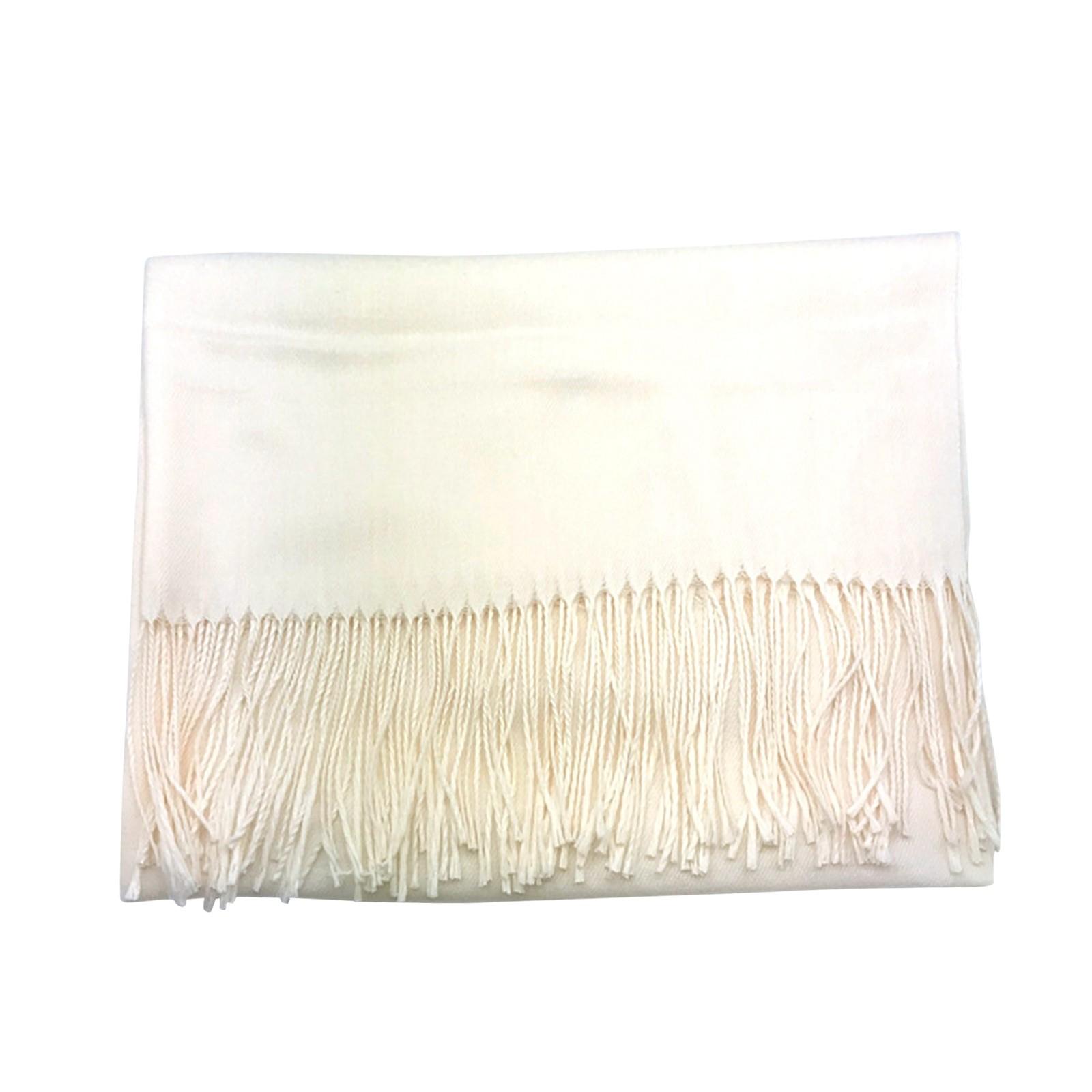 

Зимний женский плюшевый шарф, теплый шарф-шаль One Size бежевый