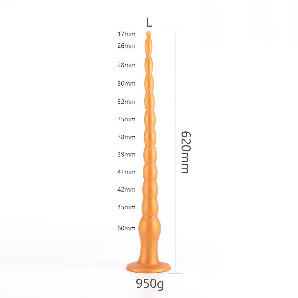 Super Long Silicone a Kind of Love Toys Butt Plug Soft Men's and Women's Tail Anal Whip Climax Masturbation Device Sexy Sex Toy