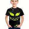 Kids Clothes Boys Tshirt Short Sleeve 3D Skull Print Children Summer Clothes Creative Stylish Streetwear Round Neck Girl Clothes