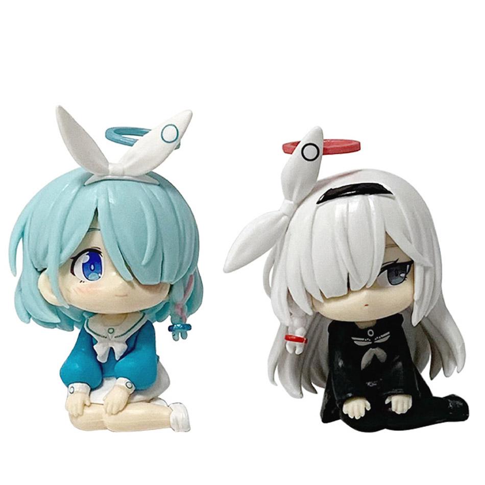In Stock: Chibi Anime Figures - Plana / Arona Models From Blue Archive | Collectible Display Pieces, Christmas/New Year Gifts,
