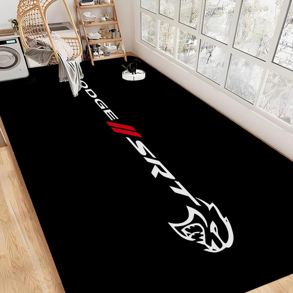 SRT Hellcat Demon Dodge Fußmatte Nordischer Stil Haustürmatte Badezimmer-Toilettenmatten Schlafzimmer Hotel Dekorationsmatte