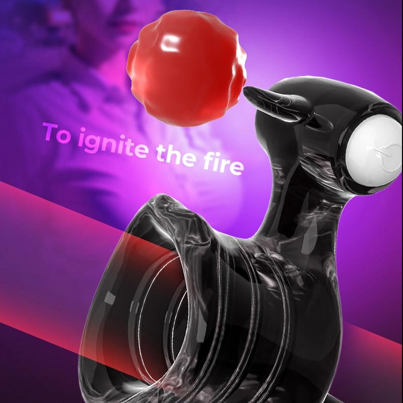 Vibrator Penis Ring Adult Men Delay Ejaculation Cock Penisring For Male Dick Sleeve Couple Sex Toy