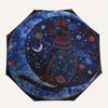Starry Night Cat Round Rug: Celestial Patterns for Cozy SpacesUmbrella with Cute Design, Portable 3-Fold Compact Umbrella for Men & Women, Valentine's