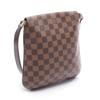 Used LOUIS VUITTON Mustet Salsa Long Strap Shoulder Bag N51300 Damier PVC coated canvas leather Brown Ebene Used Wo