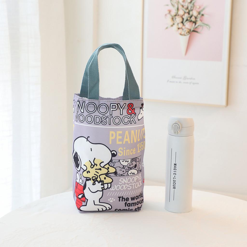 

Canvas Cartoon Print Hanging Bag With Multifunction Storage For Daily Use Purple Gray Snu,Small