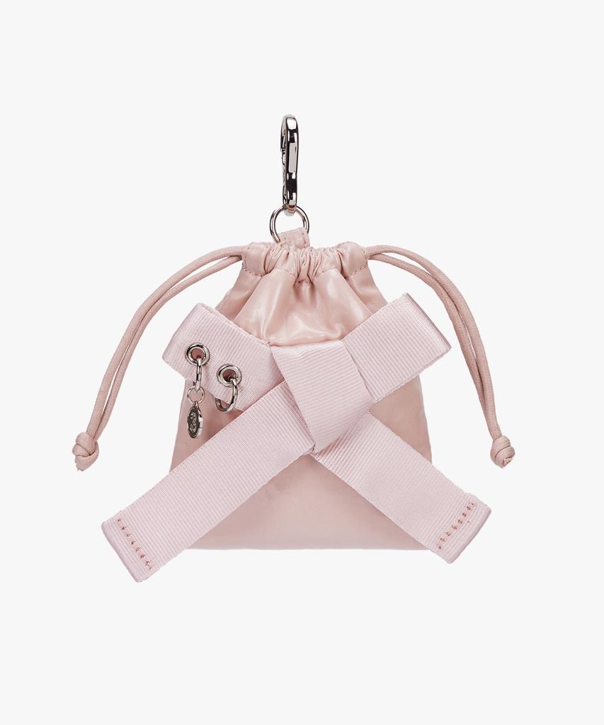 Trimarch Puffy Bow Pouch / Pink