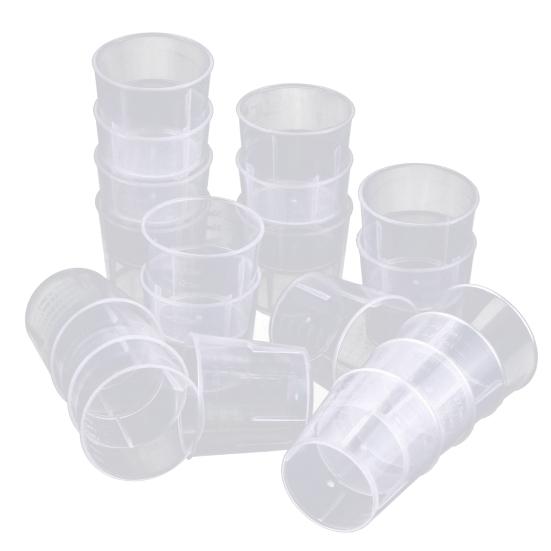 20 bucăți 60 ml Bucătărie Cupă Dozatoare Plastic Pahar Laborator Absolvent