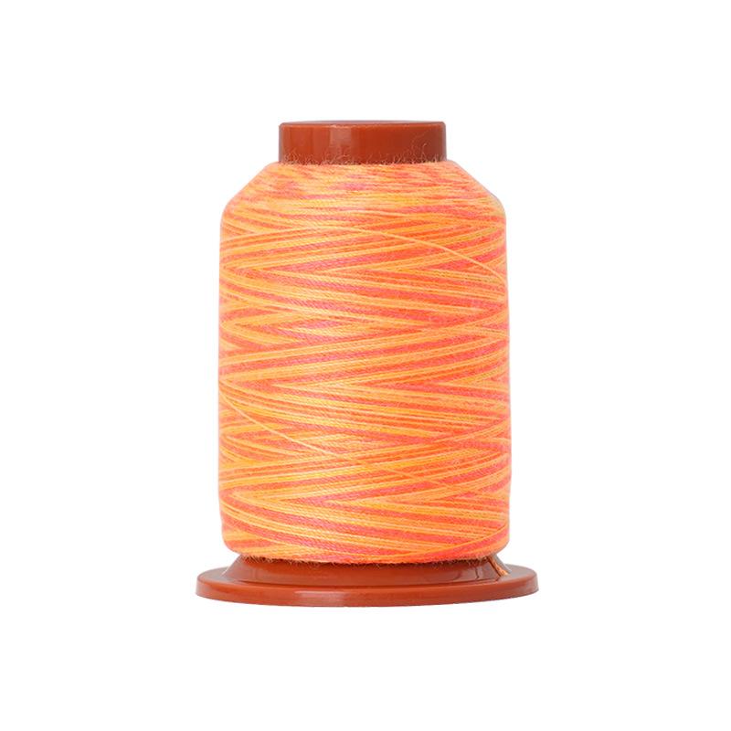 DIY Home Sewing Machine Thread Colorful Polyester Thread, Rainbow Small Roll Colorful Thread Hand Sewing Thread 402 Sewing Thread
