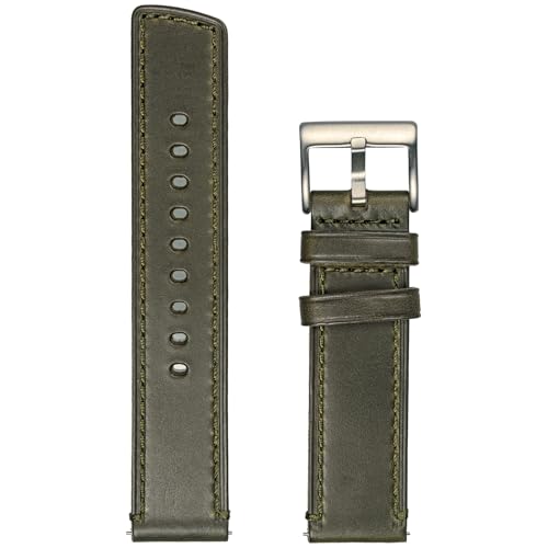 [hemsut H] Chromexcel Leather Watch Band, Soft Vintage Leather Watch Strap, Handmade Watch Strap, Quick Release Smartwatch Band