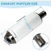 1.1 Inch Motorcycle Slip On Muffler For 125Cc 110Cc 4 Stroke Pit Dirt Bike CRF50 SSR Tao Tao DB10 Coolster Baja, Universal 28Mm Exhaust Silencer For