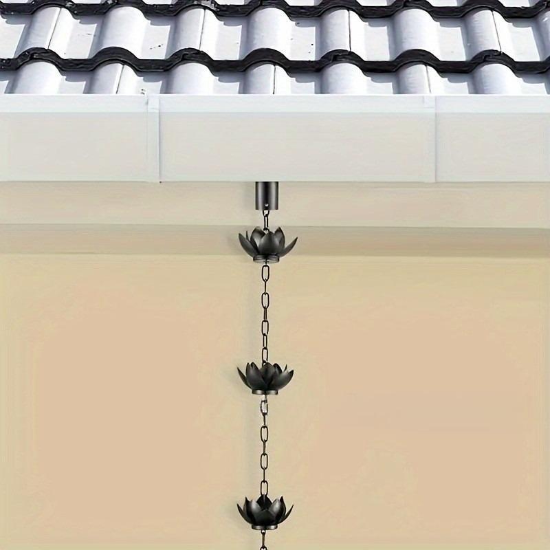 Outdoor Rain Chain, Japanese Style Eaves Drainage Chain, Villa Courtyard Rain Chain, Decorative Water Supply Chain
