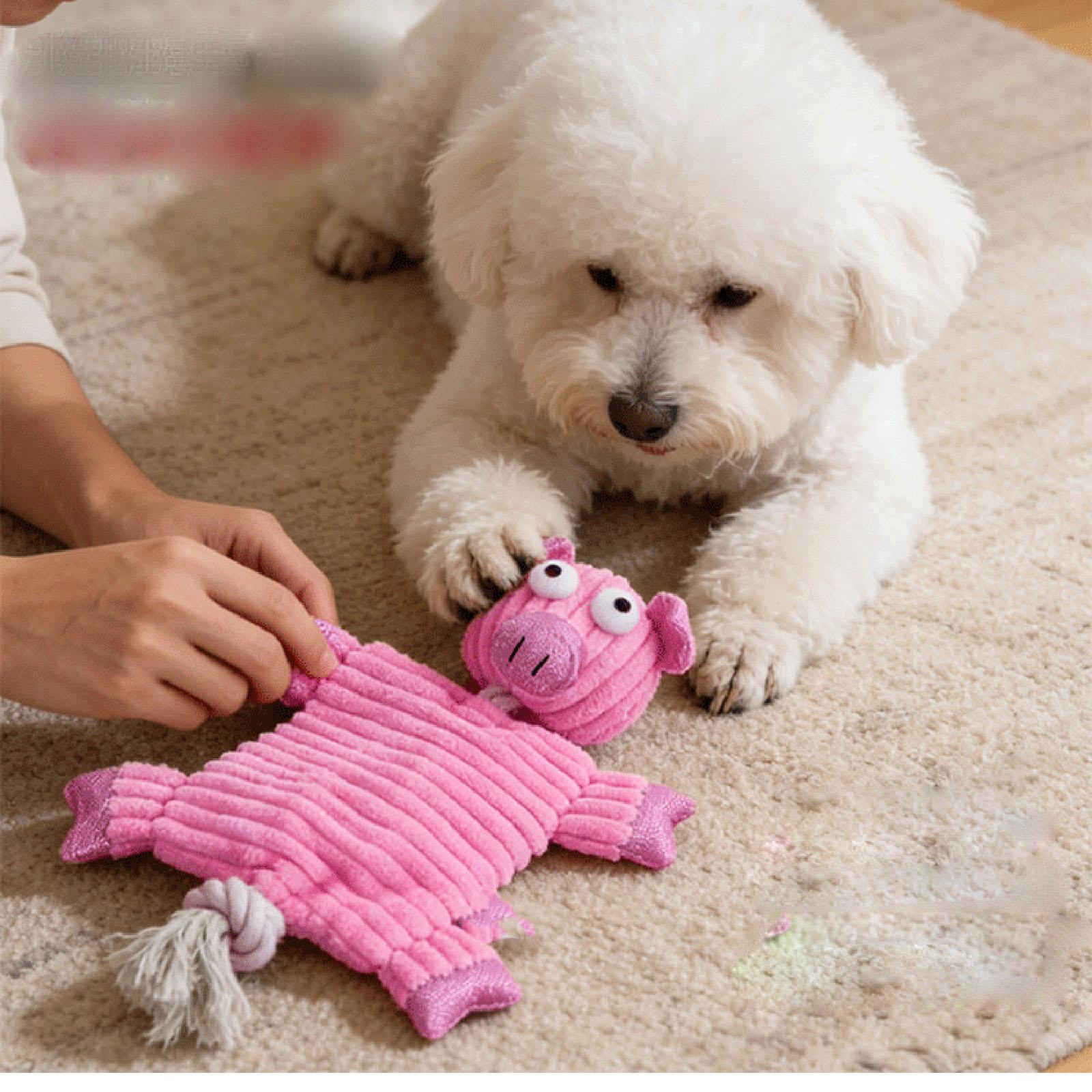 New Plush Talking Dog Interactive Pet Toy For Relieving Boredom one size розовый