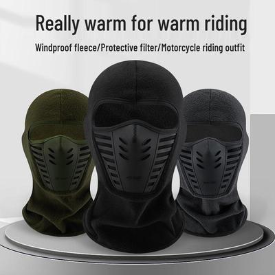 Cross-Border Winter Motorcycle & Bicycle Balaclava: Warm, Dustproof, Breathable Face Mask for Outdoor Riding
