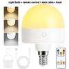 Modern Minimalist Usb Rechargeable Corn Shape Wall Light With 360 Degree Glow For Living Room Decor