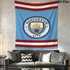 Sacred MCFC BadgeWall Hanging Printed Fabric Blanket Decorative Tapestries for Bedroom Living Room Home Decor