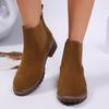 Plus Size Spring and Autumn Korean Version Martin Boots, British Casual Desert Boots, Cargo Boots, High Top Shoes