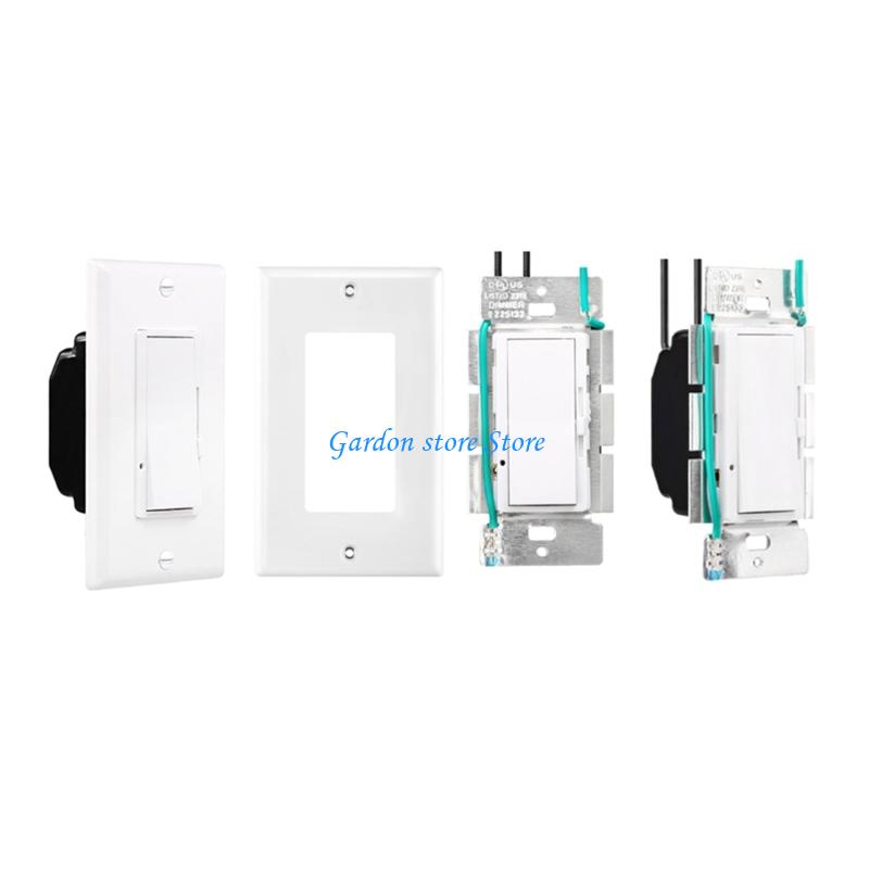 B0KB 3 Way Circuit Compatible LED Dimmer Switches with Slide Control & Temperature Defense Suitable for Residential Use
