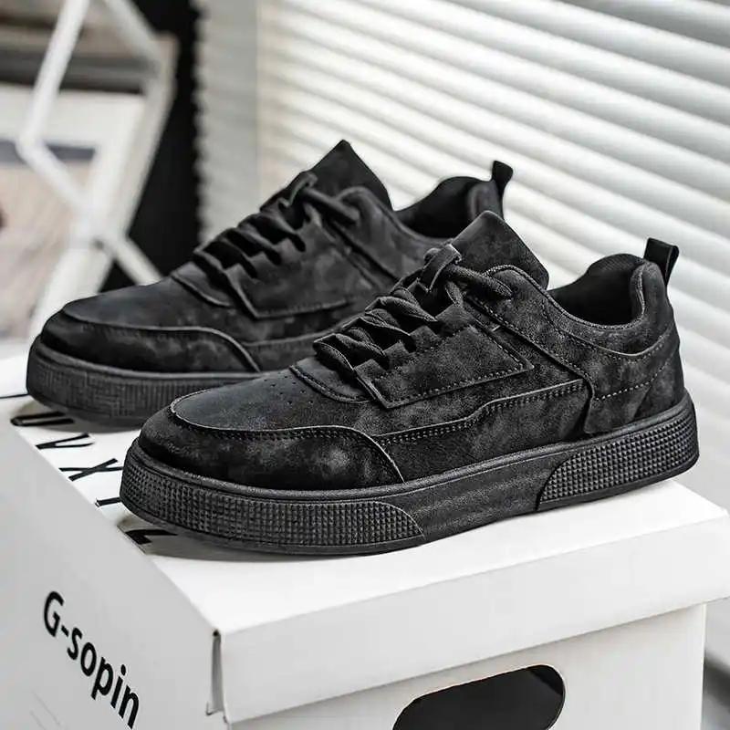 Fashion Round Toe Zimni Famous Brand Shoes Casual Skor Man Sneakers Offers Sports Training Deals Shuse Hospitality Top Sale