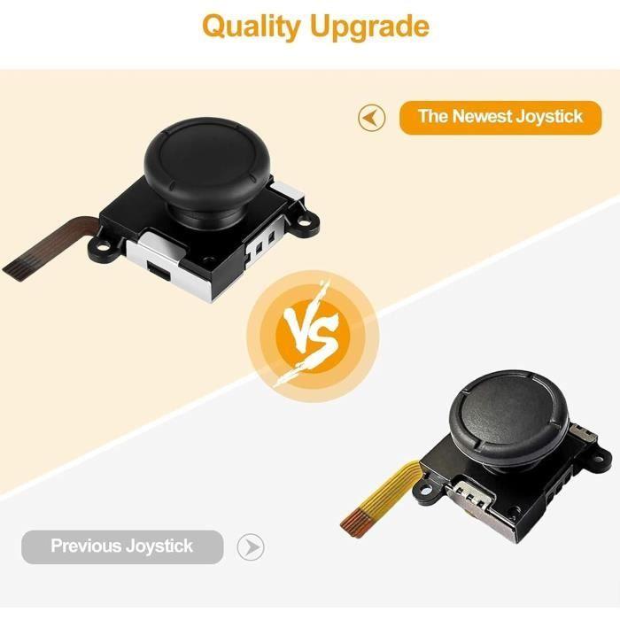Pièces De Remplacement - EEEKit 6PCS - Joysticks Analogiques - Compatibles Switch - Capuchons En Silicone