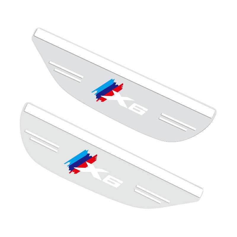 2-teilige Rückspiegel-Regenbraue, Rückspiegel-Seitenregen- und Schneeschild für BMW Performance X1 X2 X3 X4 X5 X6 X7