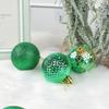 12PCS High-quality Plastic Christmas Ball Set 6CM 6 Colors Xmas Ornament Ball Suspensable Xmas Baubles Showcase