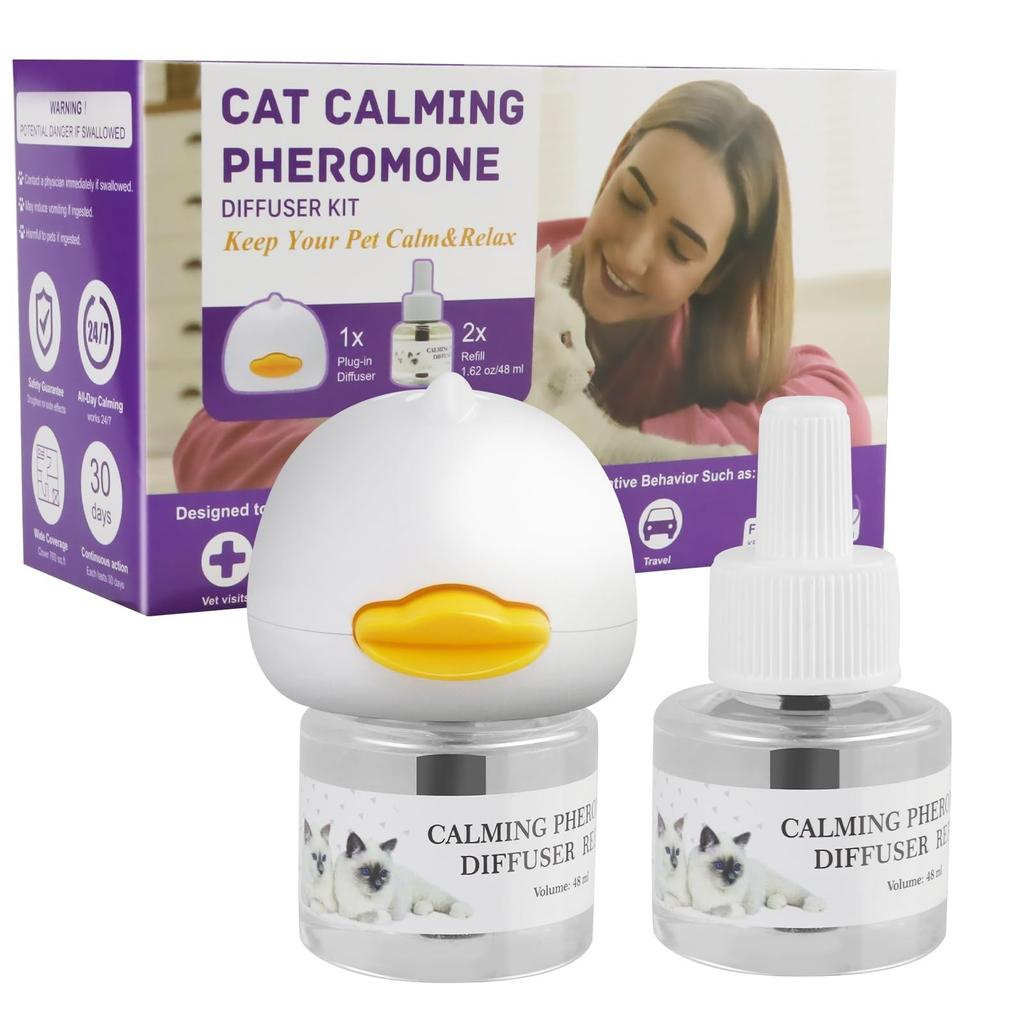 96ML 1 Diffuser 2 Soothing Liquid Pheromones Emotion Stabilizing -Stress Electric Heating Soothing Soothing Agent Set