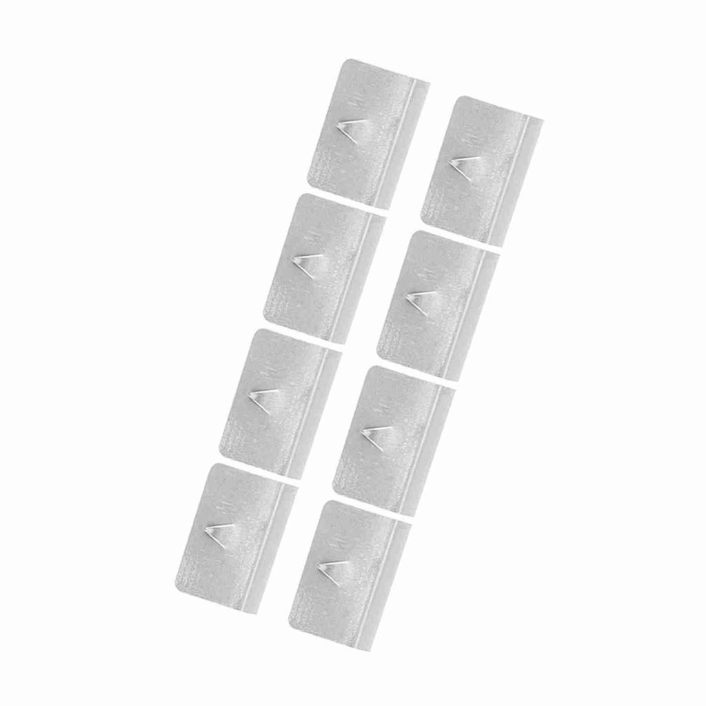 8Pcs Car Wind Rain Deflector Channel Stainless Steel Fixing Retaining Clips Fit for HEKO G3