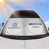 WLX4   Car Windshield Sun Shade Cover Anti UV Reflector For Mercedes Benz AMG W203 W206 W220 W205 W211 W212 W201 GLS CLS GLC Stickers