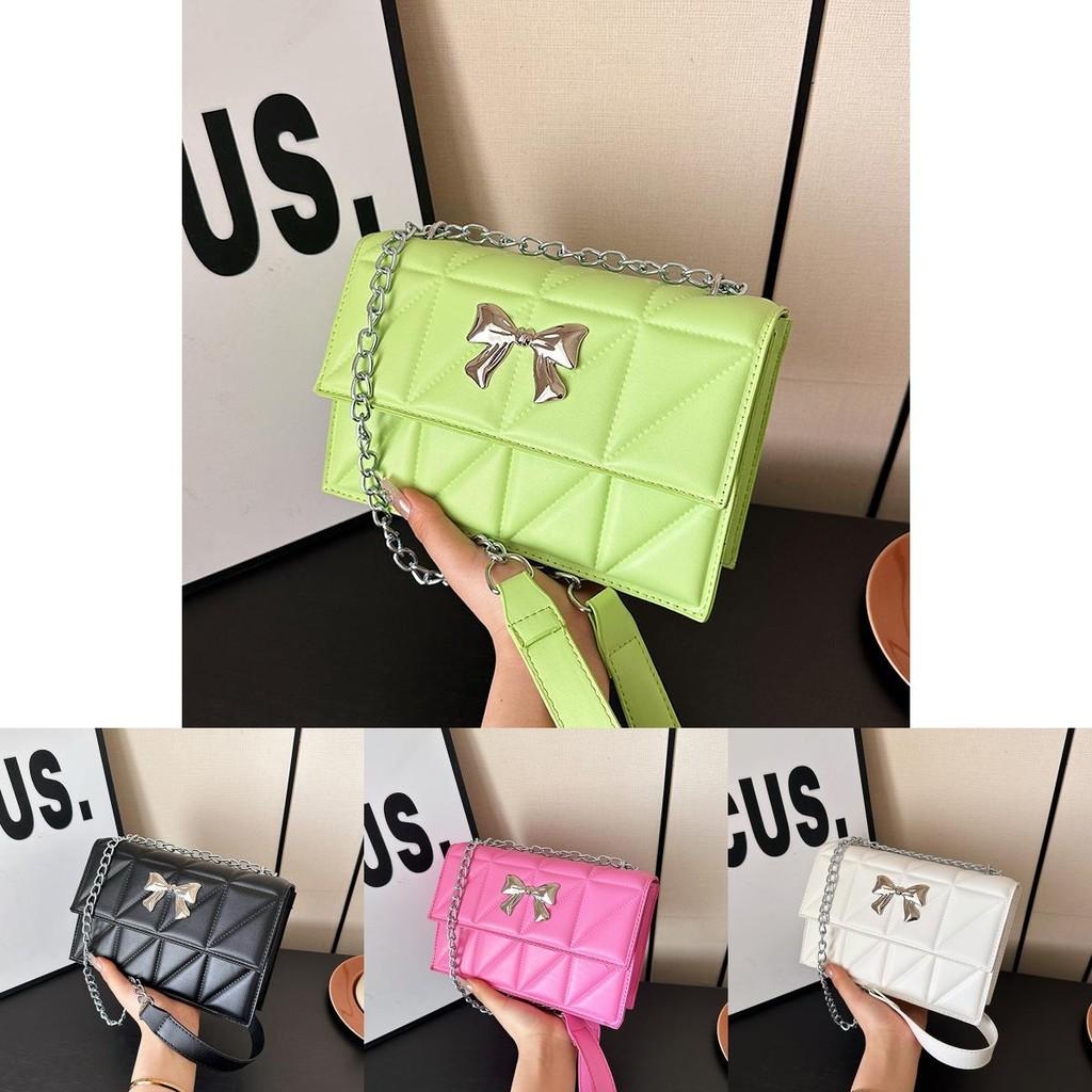 Trendy 2024 Small Square Shoulder Bag Elegant Chain Crossbody Purse For Women