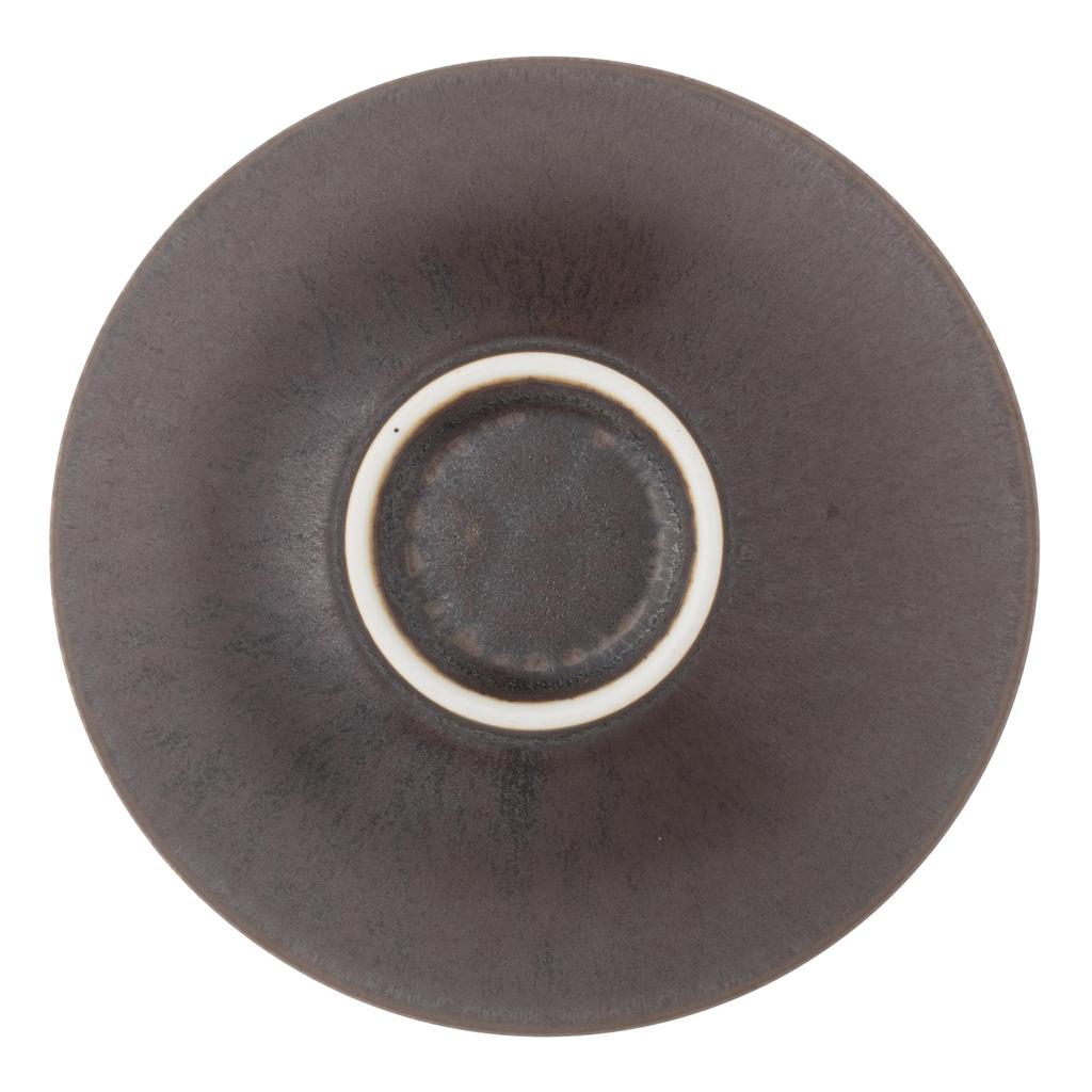 TOKI1919 Karesansui Black Traditional Japanese Bowl for Simmered Mino 16 X 6 Deep Suitable for Japanese and Microwave and Dishwasher Made In Product